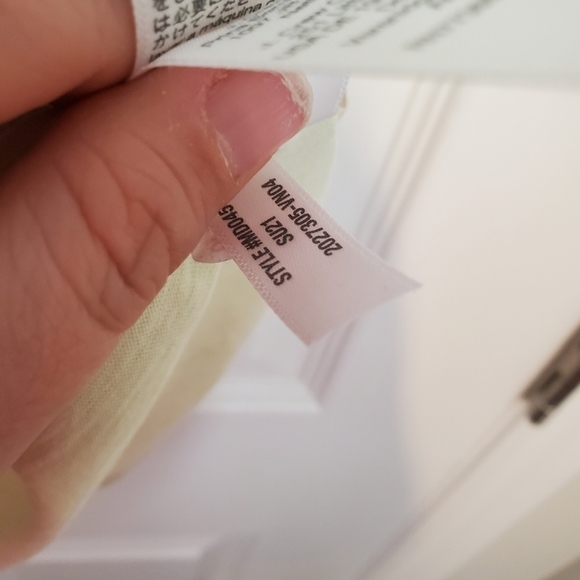 MADEWELL Organic and Conventional Cotton Neon Green/Yellow Tank - Picture 5 of 10